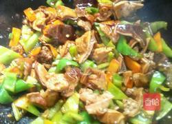 肚片炒尖椒的做法图解4