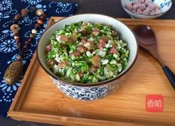 青菜香菇腊肠菜饭的做法图解11
