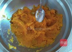 黄金球～南瓜芝麻球的做法图解3