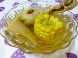 响螺片玉米鸡腿汤的做法[图]