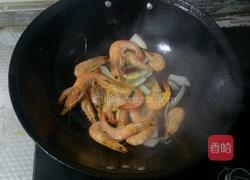 青椒炒虾的做法图解3