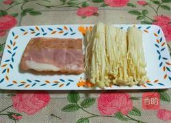 治愈系培根金针菇卷的做法图解1