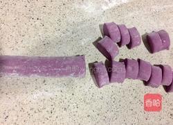 紫薯玫瑰花卷的做法图解4