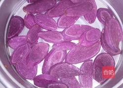 奶香紫薯丸子的做法图解3