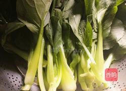 青菜年糕泡饭的做法图解1