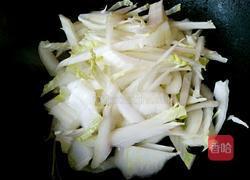 醋溜白菜的做法图解5