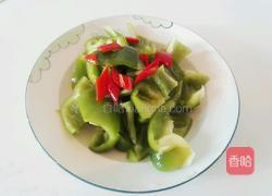 青椒炒牛肚的做法图解4