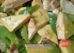 青椒肉丝炒豆腐的做法图解7
