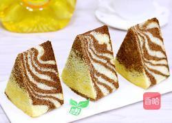 斑马纹戚风蛋糕的做法图解23