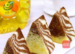 斑马纹戚风蛋糕的做法图解25