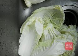 五花咸肉蒸白菜的做法图解1
