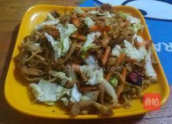 干豆腐白菜孜然鸡肉条的做法图解12