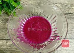 玫瑰花馒头（红心火龙果汁）的做法图解5