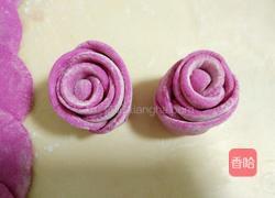 玫瑰花馒头（红心火龙果汁）的做法图解20