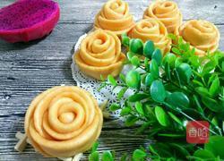 玫瑰花馒头（红心火龙果汁）的做法图解27