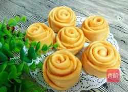 玫瑰花馒头（红心火龙果汁）的做法图解28