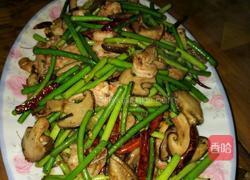 蒜苔虾的做法图解7