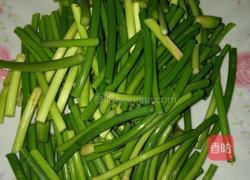 蒜苔虾的做法图解3