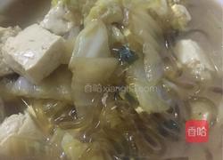 白菜炖豆腐粉条的做法图解9