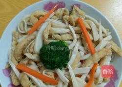 油豆腐炒杏鲍菇的做法图解6