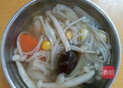 蘑菇素菜汤的做法图解4