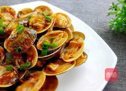 蒜香炒花蛤的做法图解13