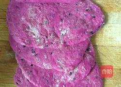 火龙果玫瑰花卷的做法图解4