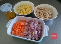 咖喱鸡肉小熊饭的做法图解7