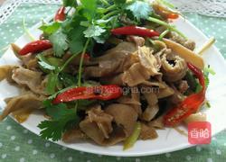 葱爆羊肚的做法图解9