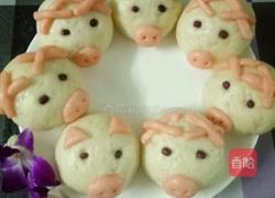 小猪奶黄包的做法图解7