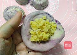 紫薯豆沙包的做法图解11