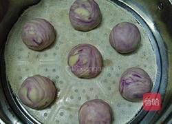 紫薯豆沙包的做法图解12