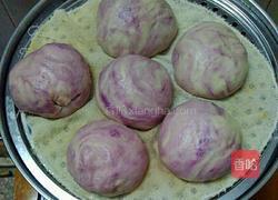 紫薯豆沙包的做法图解13