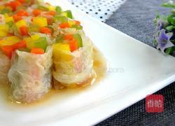 翡翠彩蔬卷的做法图解15