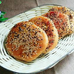 芝麻柿子饼的做法[图]