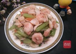 芹菜百合炒虾仁的做法图解10