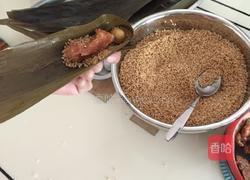 咸肉栗子粽的做法图解7