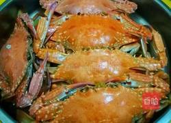 清蒸大螃蟹的做法图解4