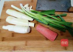 茭白素炒的做法图解1