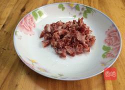 腊肠炒豆腐的做法图解2