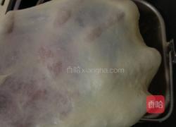 豆沙蔓越莓土司的做法图解2