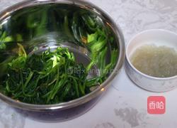 菠菜拌粉条的做法图解3