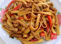 千张炒肉的做法图解8