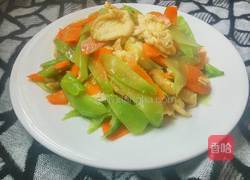 青笋炒鸡蛋的做法图解7