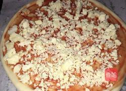 「带自制披萨饼胚」烤披萨的做法图解12