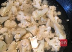 虾条猪血菜花羮的做法图解3