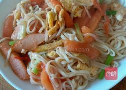 鸡蛋西红柿炒面的做法图解8