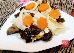 黑木耳炒腐竹的做法图解8