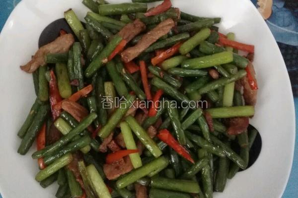 蒜苔炒肉