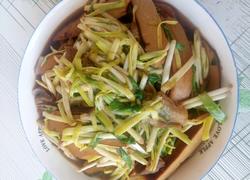 蒜苗豆干炒肉
